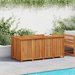 vidaXL Boîte de rangement de jardin 175x80x75 cm bois massif d'acacia
