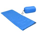 vidaXL Sac de couchage léger enveloppe pour enfants Bleu 670 g 15°C