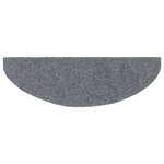 vidaXL Tapis autoadhésifs de marches 5 Pièces Gris clair 65x21x4 cm