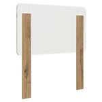 vidaXL Tête de lit Chêne artisanal 75 cm Bois d'ingénierie