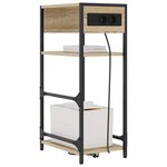 vidaXL Cabinet de chevet Chêne Sonoma 40 x 27 x 76 cm