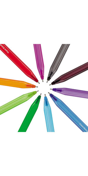 Paper Ate InkJoy 100 CAP Lot De 4 Stylos Bille Pointe Oyenne Noir