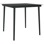 vidaXL Ensemble à manger de jardin 5 Pièces et coussins marron poly rotin