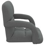 vidaXL Chaise de sol réglable avec accoudoir
