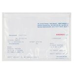 Pochette porte-documents adhésive transparente raja eco 225x165 mm (lot de 1000)