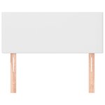 vidaXL Tête de lit Blanc 80x5x78/88 cm Similicuir