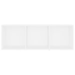 vidaXL Meubles TV 2 Pièces Blanc 107x35x37 cm Bois d'ingénierie