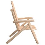 vidaXL Chaise de jardin 68x86x103 cm bois massif d'épicéa