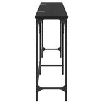 vidaXL Table console Chêne noir 180 x 29 x 75 cm Bois d'ingénierie
