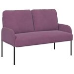 vidaXL Canapés avec coussin 110cm Pourpre Contreplaqué