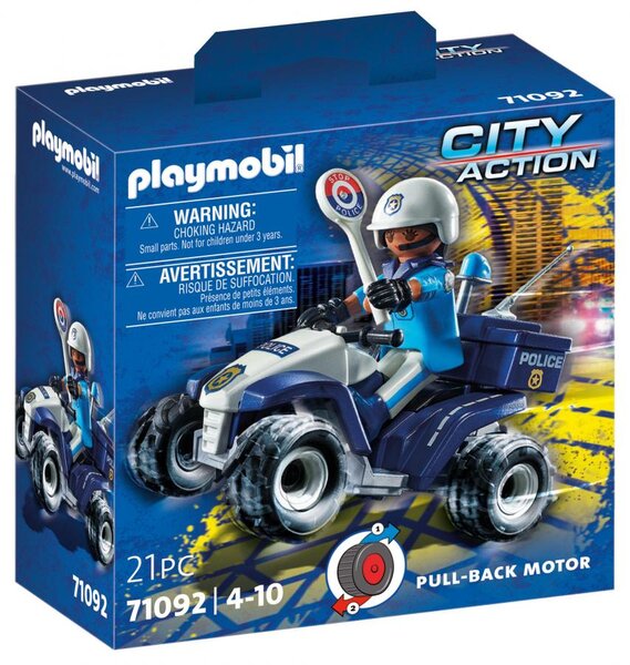 71092  Policier et quad