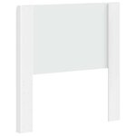 vidaXL Tête de lit Blanc Bois d'ingénierie