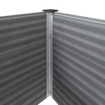 vidaXL Lit surélevé de jardin WPC 150x100x54 cm Gris