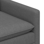 vidaXL Canapé Gris foncé 156 x 81 x 87 5 cm Tissu