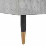 vidaXL Cadre de lit Gris béton 80 x 200 cm Bois d'ingénierie