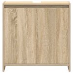 vidaXL Armoire de salle de bain Chêne sonoma Bois d'ingénierie