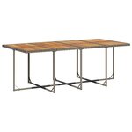 vidaXL Ensemble à manger de jardin 9 Pièces coussins gris résine tressée