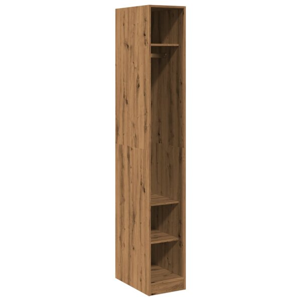 vidaXL Garde-robe chêne artisanal 30x50x200 cm bois d'ingénierie