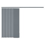 Vidaxl store vertical 150 x 250 cm tissu gris