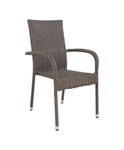 6 Chaises de jardin PORTLAND