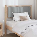 vidaXL Tête de lit Autre Marron 90 cm Bois massif en pin