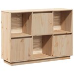 vidaXL Buffet 110 5x35x80 cm Bois massif de pin
