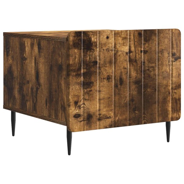 vidaXL Table basse Chêne fumé 49 x 50 x 42 cm Bois d'ingénierie