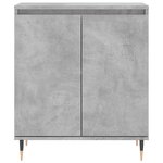 vidaXL Buffet Gris béton 60x35x70 cm Bois d'ingénierie
