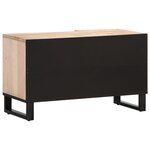 vidaXL Meuble TV 80x34x46 cm bois massif de manguier