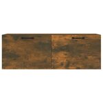 vidaXL Armoire murale Chêne fumé 100x36 5x35 cm Bois d'ingénierie