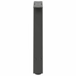vidaXL Pieds de table basse en forme de A 2 pièces Anthracite 38 x (42-43) cm Acier
