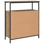 vidaXL Buffet chêne artisanal 70x30x80 cm bois d'ingénierie