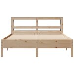 vidaXL Cadre de lit sans matelas 160x200 cm bois massif de pin