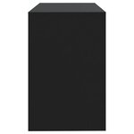 vidaXL Bureau Noir 101x50x76 5 cm Bois d'ingénierie