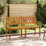 vidaXL Banc extérieur Naturel 150 x 55 5 x 90 cm Bois d'Acacia Massif