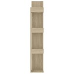 vidaXL Bibliothèque Chêne Sonoma 86x25 5x140 cm Bois d’ingénierie