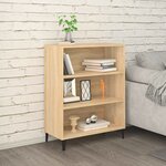 vidaXL Buffet Chêne sonoma 69 5x32 5x90 cm Bois d'ingénierie