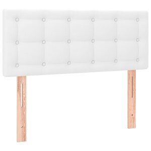 vidaXL Tête de lit Blanc 80x5x78/88 cm Similicuir