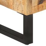 vidaXL Buffet 80x30x71 cm bois de manguier brut massif et métal