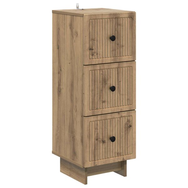 vidaXL Armoire à tiroirs 33 x 34 5 x 90 cm Bois d'ingénierie