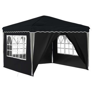 vidaXL Tente de fête pop-up 288 x 288 x 245 cm Anthracite Tissu Oxford