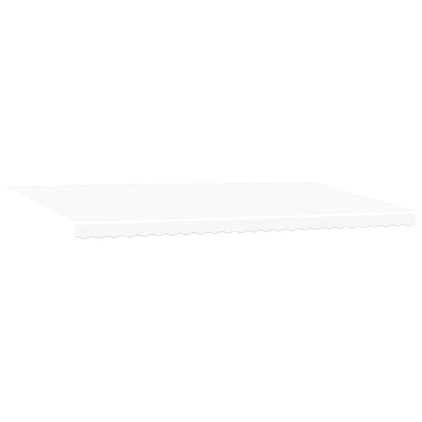 vidaXL Auvent Rétractable Blanc 600 × 300 cm Polyester et Acier