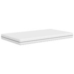 vidaXL Matelas en mousse moyennement doux 100x200 cm