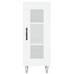 vidaXL Buffet haut Blanc 34 5x34x180 cm Bois d'ingénierie