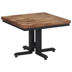 vidaXL Table basse 55x55x40 cm teck de récupération massif