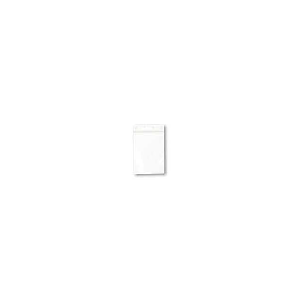 Lot de 1000 sachets plastiques à fermeture zip 70x100mm avec trou de suspension