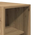 vidaXL Garde-robe chêne artisanal 30x50x200 cm bois d'ingénierie