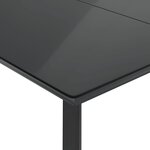 vidaXL Ensemble à manger de jardin et coussins 7 Pièces gris rotin