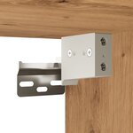 vidaXL Armoire murale chêne artisanal 80x33x80 cm bois d'ingénierie