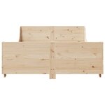 vidaXL Cadre de lit sans matelas 160x200 cm bois massif de pin